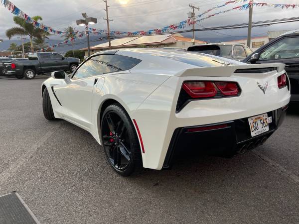 ((2017 CHEVORLET Corvette Stingray Coupe)) RED LEATHER INTERIOR -... for sale in Kahului, HI – photo 3