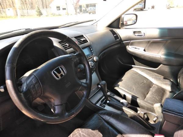 03 honda accord 6cyl 3 0 vtec 169k w black rims - - by for sale in Vails Gate, NY – photo 7