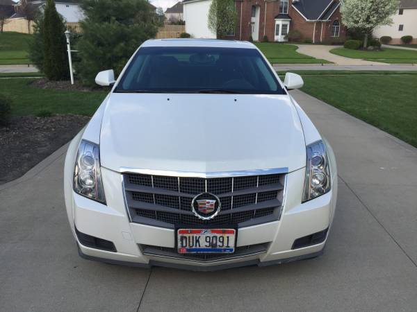 2009 Cadillac CTS4 AWD Pearl White- RARE COLOR, Black leather,Double M for sale in North Royalton, OH – photo 2