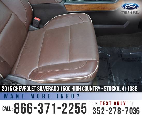 2015 Chevy Silverado 1500 High Country Leather Seats for sale in Alachua, FL – photo 20