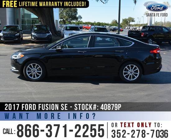 *** 2017 FORD FUSION SE *** Backup Camera - Ecoboost - Bluetooth -... for sale in Alachua, FL – photo 4