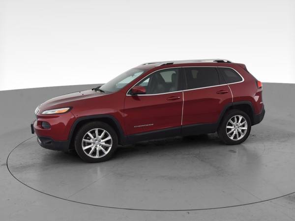 2014 Jeep Cherokee Limited Sport Utility 4D suv Red - FINANCE ONLINE... for sale in NEWARK, NY – photo 4