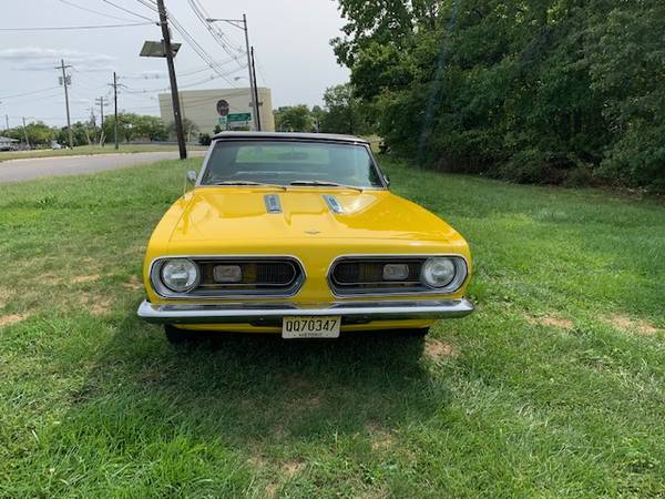 1968 PLYMOUTH BARRACUDA - cars & trucks - by owner - vehicle... for sale in Woodbridge, NJ – photo 5