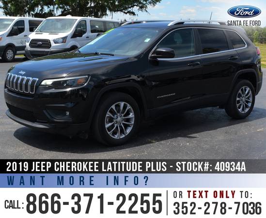 2019 Jeep Cherokee Latitude Plus SiriusXM - Cruise - Leather for sale in Alachua, FL – photo 3
