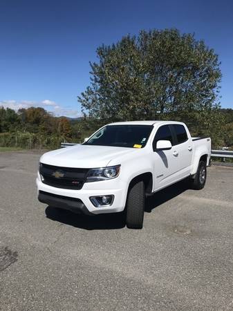 2018 Chevy Chevrolet Colorado Z71 pickup White - cars & trucks - by... for sale in Boone, NC – photo 2
