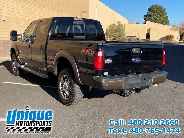 BLACK BEAUTY 2016 FORD F-350 KING RANCH CREW CAB 4X4 SHORTBED 6.7 LI... for sale in Tempe, CA – photo 4