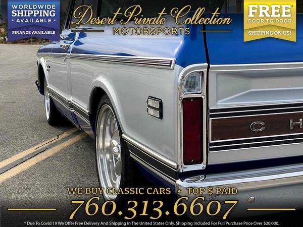 1972 Chevrolet c10 Short Bed FULLY RESTORED 454 Pickup is clean for sale in Other, NM – photo 6