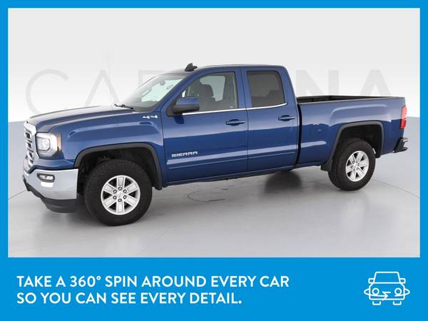 2017 GMC Sierra 1500 Double Cab SLE Pickup 4D 6 1/2 ft pickup Blue for sale in QUINCY, MA – photo 3