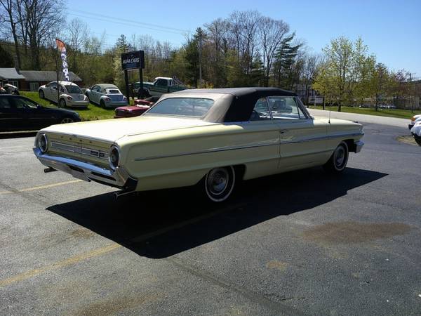 1964 Ford Galaxy Convertible V8 352ci - - by dealer for sale in Hooksett, MA – photo 5