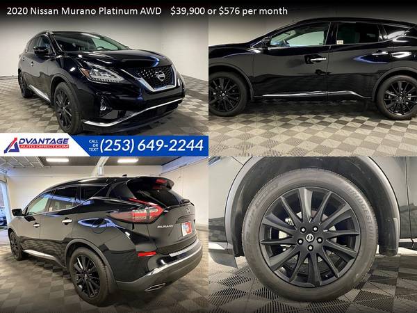 576/mo - 2020 Nissan Murano Platinum AWD - - by for sale in Kent, WA – photo 15