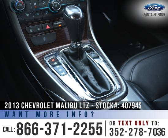 *** 2013 Chevrolet Malibu LTZ *** Remote Start - Camera - Sunroof -... for sale in Alachua, FL – photo 17
