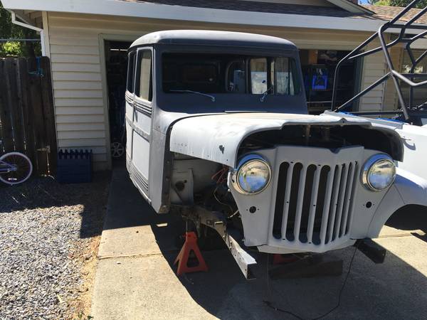 55 Willys Wagon Project for sale in Auburn , CA