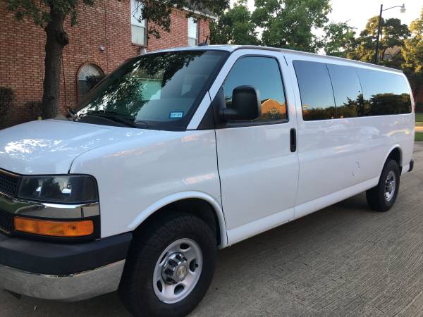 2013 Chevy Express 3500 LT, 6.0L 15 passenger, 36k miles, perfect... for sale in Arlington, TX – photo 12