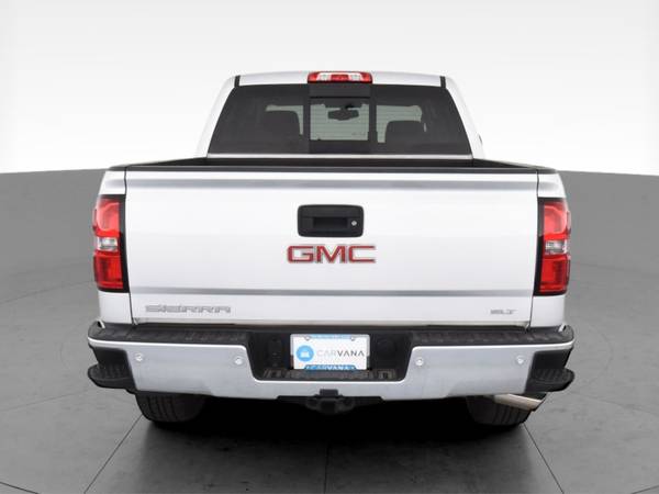 2015 GMC Sierra 1500 Crew Cab SLT Pickup 4D 5 3/4 ft pickup Silver -... for sale in Indianapolis, IN – photo 9