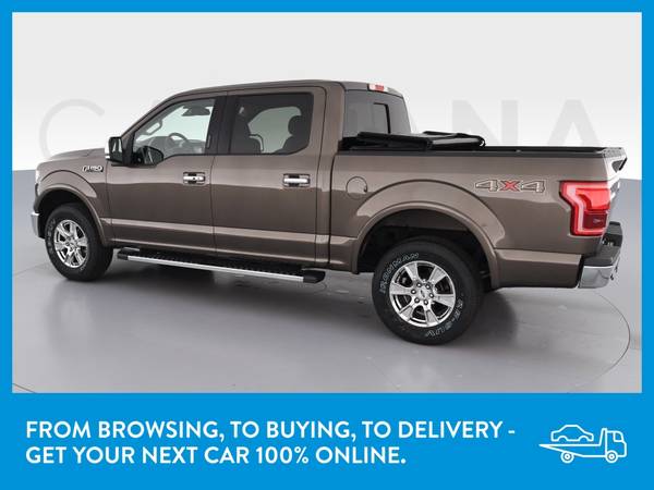 2015 Ford F150 SuperCrew Cab Lariat Pickup 4D 6 1/2 ft pickup Brown for sale in Asheville, NC – photo 5