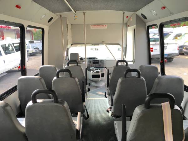 2012 FORD E-350 12 PASS SHUTTLE BUS WHEELCHAIR HANDICAP VAN LOW... for sale in Enfield, MA – photo 19