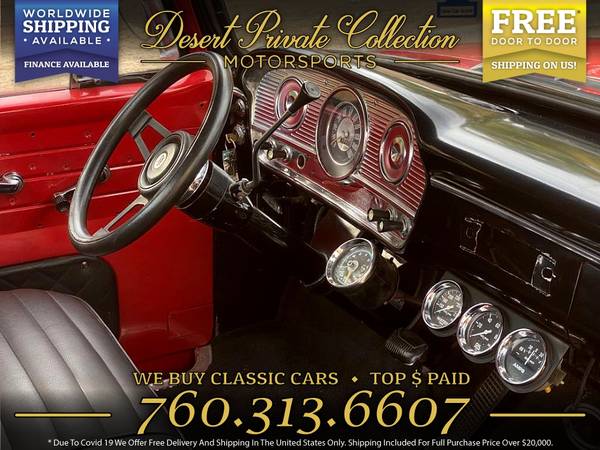 Drive this 1964 Ford F100 RARE Step side short bed v8 Pickup home for sale in Palm Desert, NY – photo 13