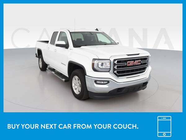 2018 GMC Sierra 1500 Double Cab SLE Pickup 4D 6 1/2 ft pickup White for sale in Arlington, District Of Columbia – photo 12