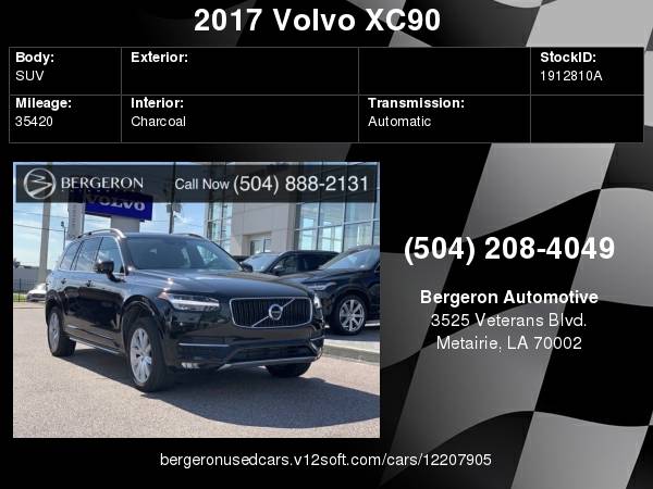 2017 Volvo XC90 T6 Momentum for sale in Metairie, LA