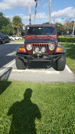 02 Jeep Wrangler 6cyl 4.0 TJ 4X4 for sale in Delray Beach, FL – photo 2