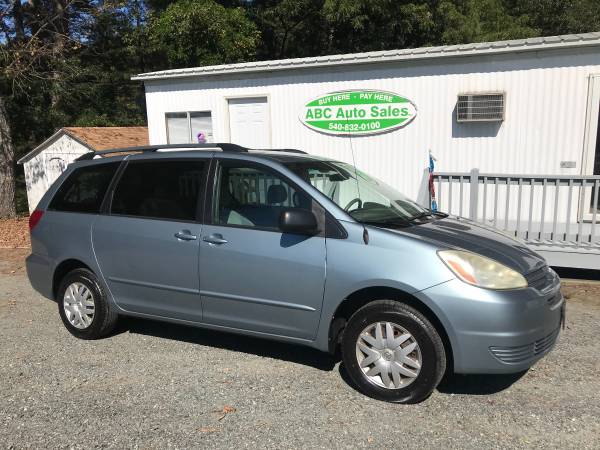 ONLY $900.00 Down - 2004 Toyota Sienna LE (ABC Auto Sales, Inc.) -... for sale in BARBOURSVILLE, VA – photo 2