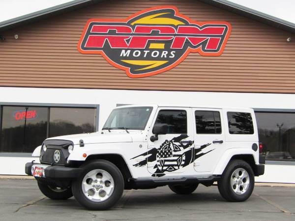 2015 Jeep Wrangler Unlimited Sahara - Custom! - - by for sale in New Glarus, WI – photo 2