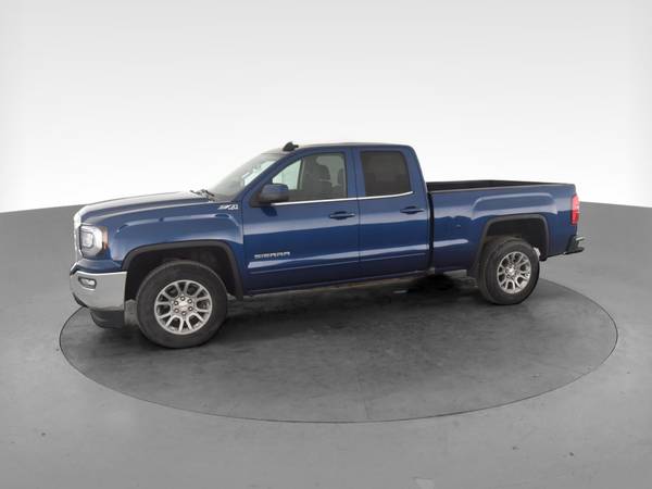 2017 GMC Sierra 1500 Double Cab SLE Pickup 4D 6 1/2 ft pickup Blue -... for sale in Washington, District Of Columbia – photo 4