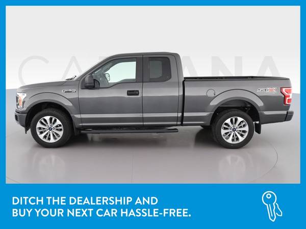 2018 Ford F150 Super Cab Lariat Pickup 4D 6 1/2 ft pickup Gray for sale in Louisville, KY – photo 4