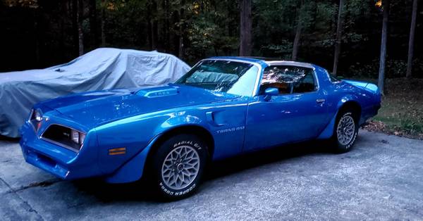 1978 Pontiac Trans Am Martinique Blue, 4 spd, A/C for sale in DAWSONVILLE, GA – photo 4
