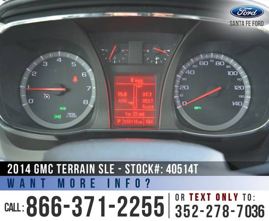 ‘14 GMC Terrain SLE *** Onstar, Touch Screen, Bluetooth *** - cars &... for sale in Alachua, FL – photo 15