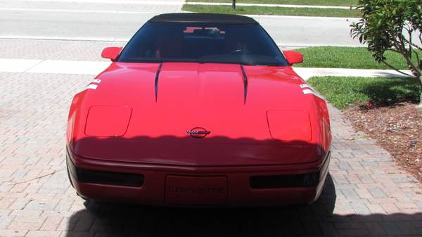 1991 Red Convertible Corvette for sale in Lake Worth, FL – photo 2