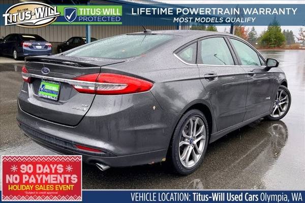 2017 Ford Fusion Electric Hybrid SE Sedan - cars & trucks - by... for sale in Olympia, WA – photo 13