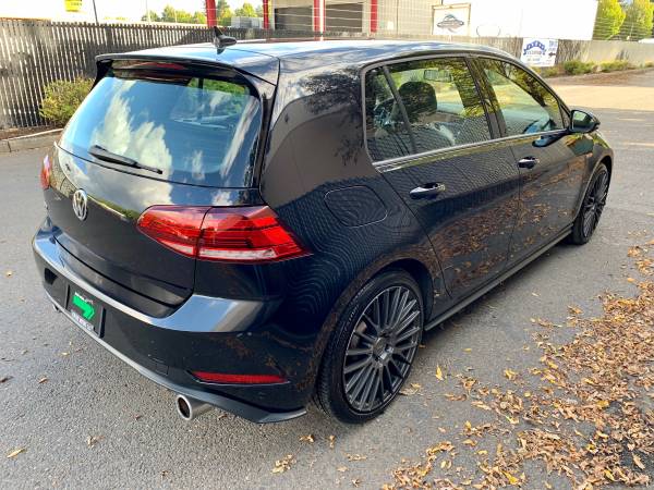 Black 2019 Volkswagen GTI Leather with warranty - cars & trucks - by... for sale in Olympia, WA – photo 3