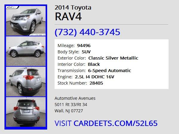 2014 Toyota RAV4, Classic Silver Metallic - - by for sale in Wall, NJ – photo 22
