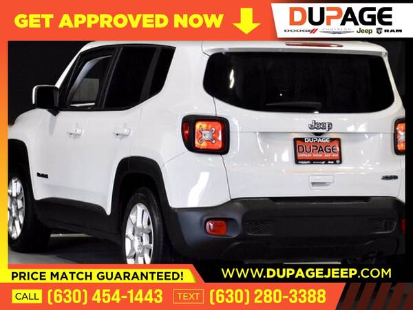 225/mo - 2019 Jeep Renegade Latitude - - by dealer for sale in Glendale Heights, IL – photo 4