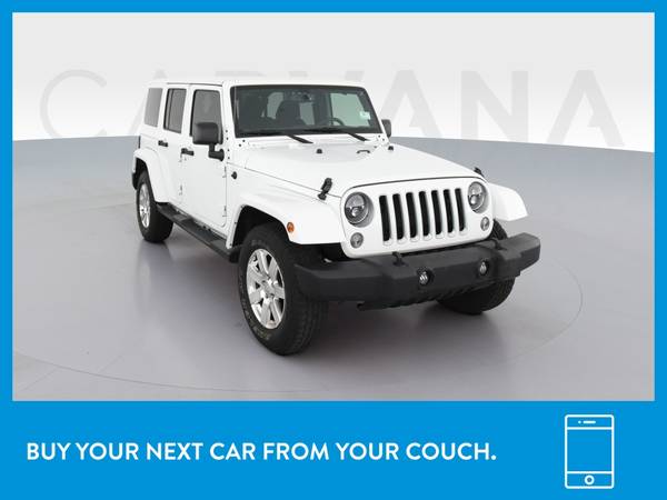 2016 Jeep Wrangler Unlimited Sahara Sport Utility 4D suv White for sale in Knoxville, TN – photo 12