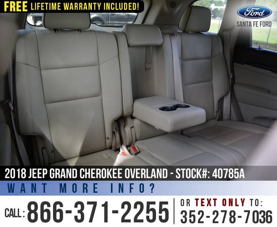 ‘18 Jeep Grand Cherokee Overland 4X4 *** Sunroof, Leather, Camera... for sale in Alachua, FL – photo 15
