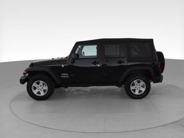 2017 Jeep Wrangler Unlimited Sport SUV 4D suv Black - FINANCE ONLINE... for sale in Chicago, IL – photo 5