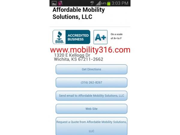 www mobility316 com Mobility Wheelchair Handicap Vans BEST PRICE IN for sale in Wichita, CA – photo 3