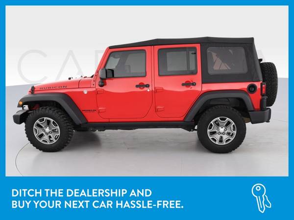 2017 Jeep Wrangler Unlimited Rubicon Sport Utility 4D suv Red for sale in Sandusky, OH – photo 4
