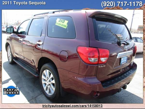 2011 TOYOTA SEQUOIA LIMITED 4X4 4DR SUV (5 7L V8 FFV) Family owned for sale in MENASHA, WI – photo 3