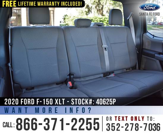 *** 2020 Ford F150 XLT 4WD *** Apple CarPlay - SiriusXM - Camera -... for sale in Alachua, FL – photo 18
