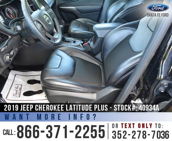 2019 Jeep Cherokee Latitude Plus SiriusXM - Cruise - Leather for sale in Alachua, FL – photo 12
