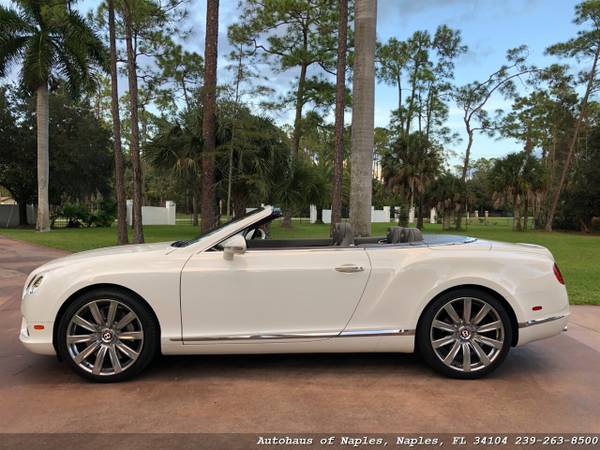 2013 Bentley Continental GT Convertible w/ 23,774 miles! Glacier W -... for sale in Naples, FL – photo 6