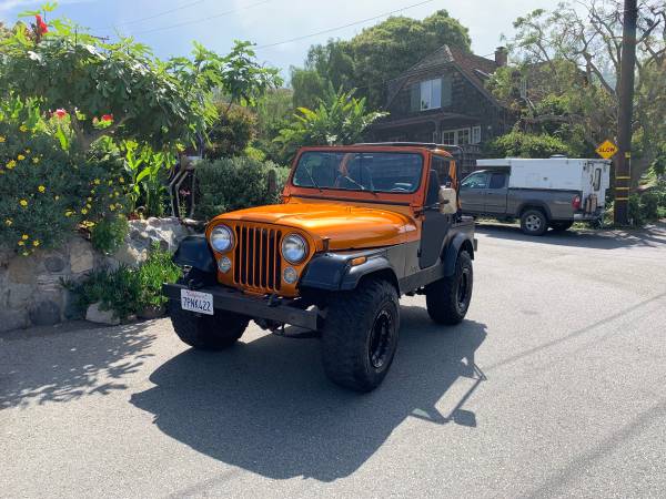 1980 Jeep CJ 5 - 4X4 - great cond. custom orange/black for sale in Laguna Beach, CA – photo 15