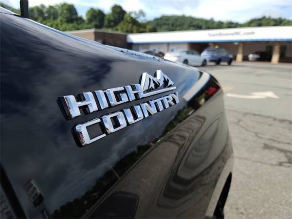 2020 Chevy Chevrolet Silverado 1500 High Country pickup Black - cars... for sale in Boone, NC – photo 12