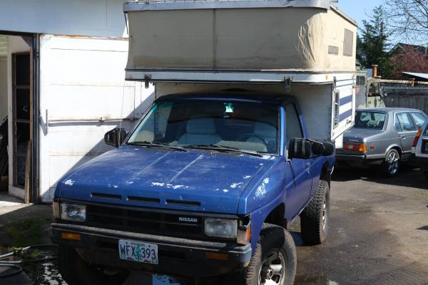 1989 Nissan D21 with pop-up camper for sale in Eugene, OR – photo 6