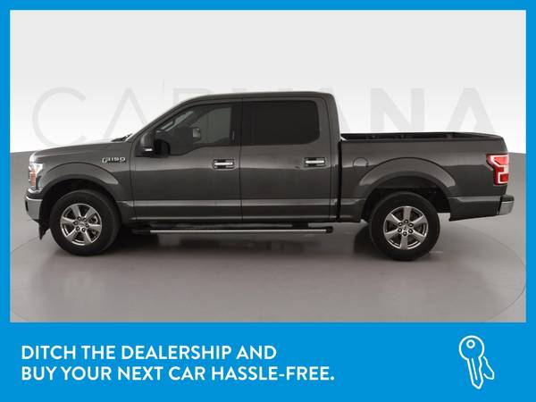 2018 Ford F150 SuperCrew Cab XLT Pickup 4D 5 1/2 ft pickup Gray for sale in Cleveland, OK – photo 4