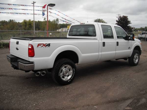 2012 ford f350 f-350 6.7 diesel crew cab long box 4x4 4wd for sale in Forest Lake, WI – photo 4
