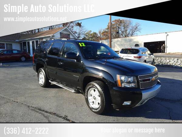 2012 Chevrolet Chevy Tahoe LT 4x4 4dr SUV PMTS. START @ $185/MTH... for sale in Greensboro, NC – photo 2